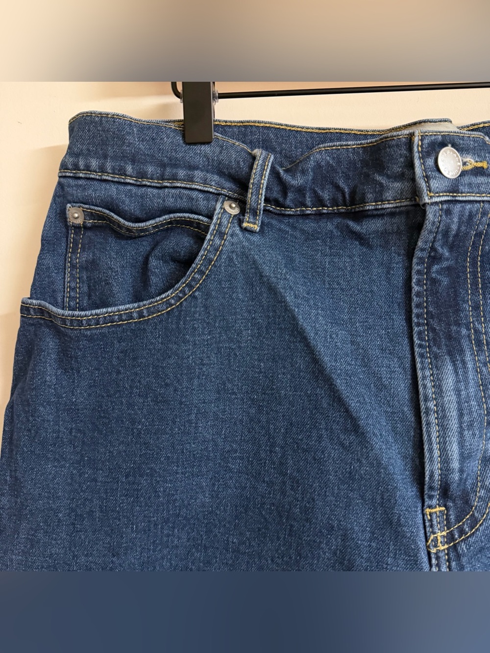 Everlane The Way High Denim Cutoff Shorts Size 32 - Picture 4 of 10